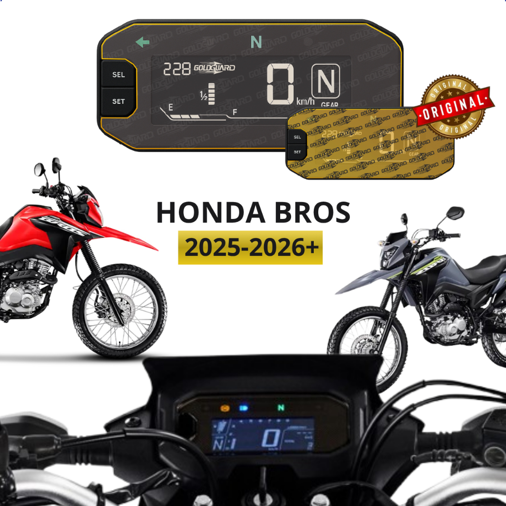 Película Protetora de Painel Honda NXR 160 Bros e XRE 190 (2025 e 2026)
