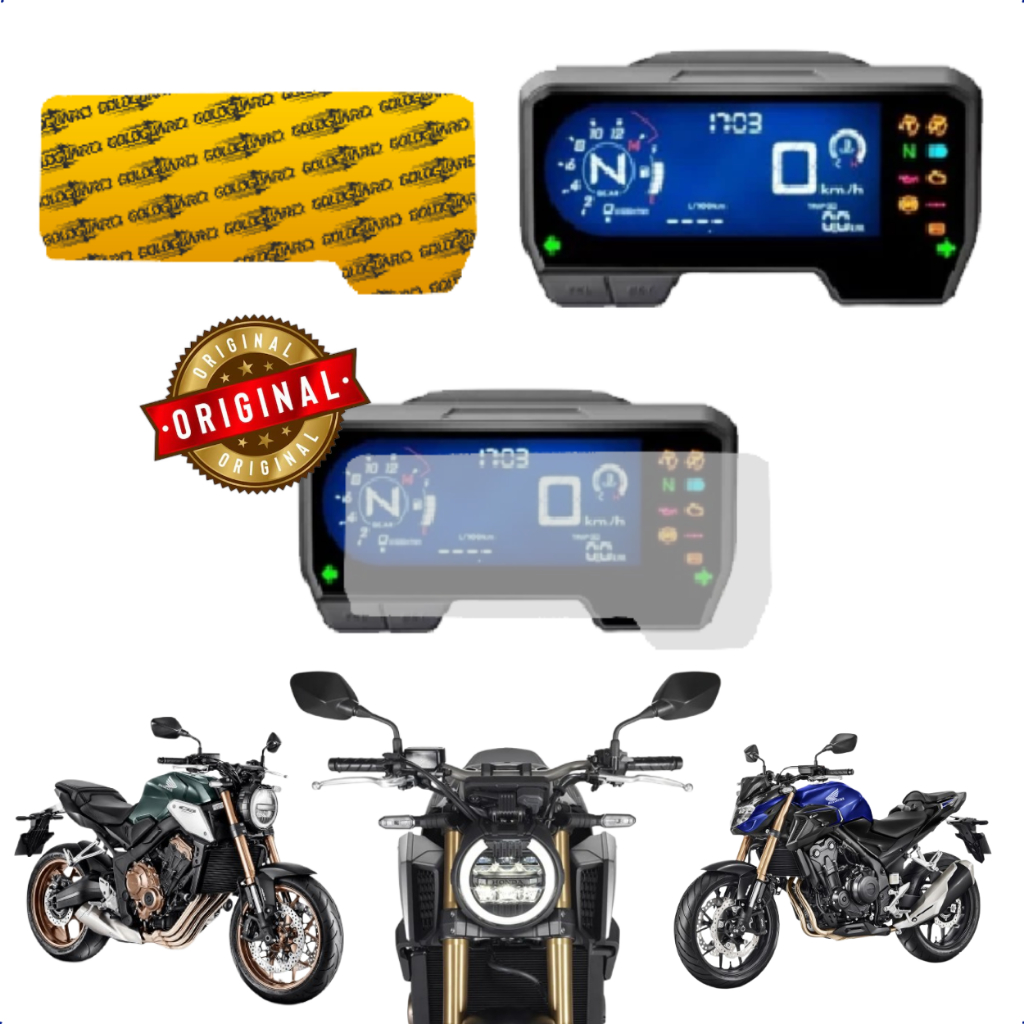 Película Protetora de Painel Honda CB 500X, CB 500F, CB 650R e CBR 650R (2019 até 2024)