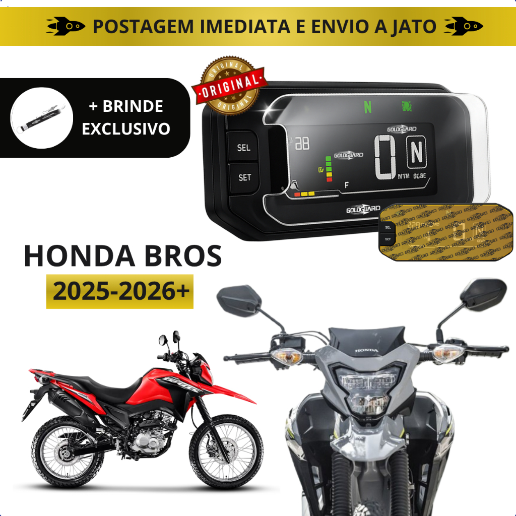 Película Protetora de Painel Honda NXR 160 Bros (2025 até 2027)