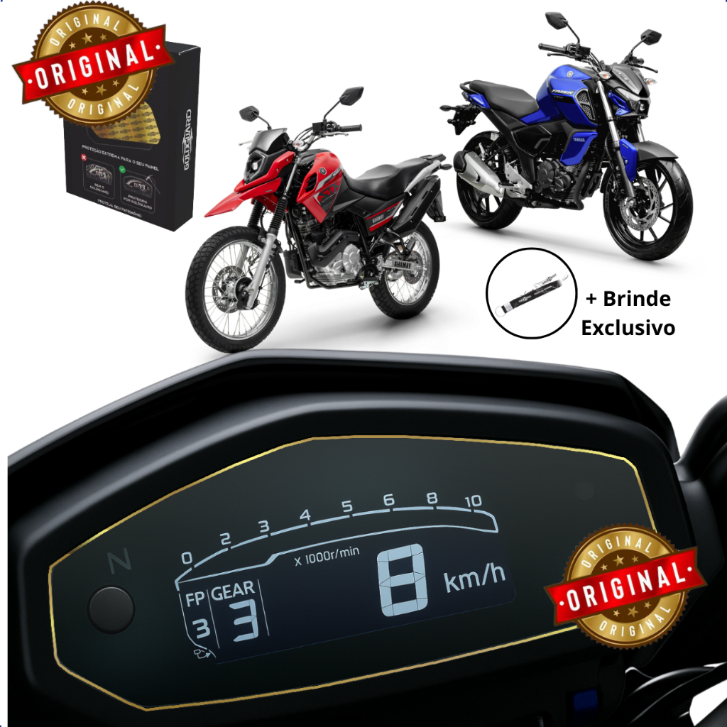 Película Protetora de Painel Yamaha FZ-15, Fazer 150 e XTZ Crosser (2022 até 2027)