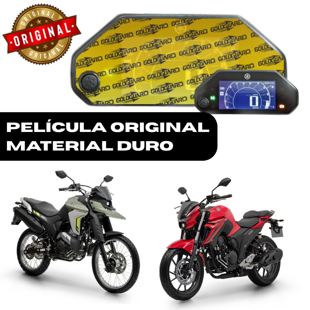 Película Protetora de Painel Yamaha Fazer FZ-25 e Lander XTZ 250 (2025 em diante)