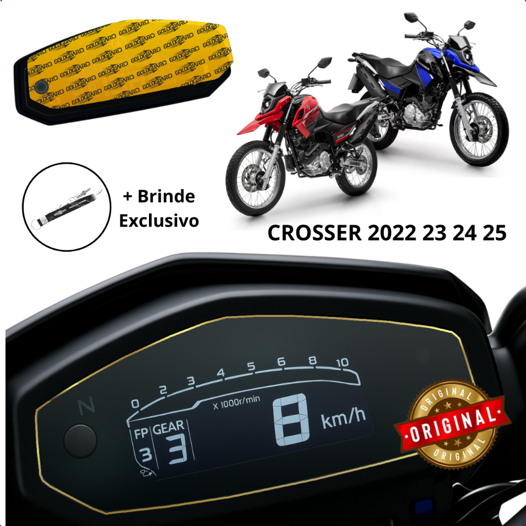 Película Protetora de Painel Yamaha XTZ Crosser 150 (2022 até 2026)